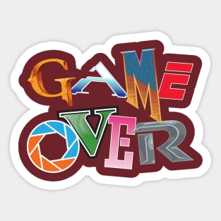 GaMe OvEr Sticker